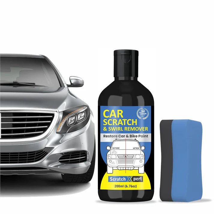 Car Scratch Remover Cream with Free Sponge | Anti-Scratch Solution for Vehicles
